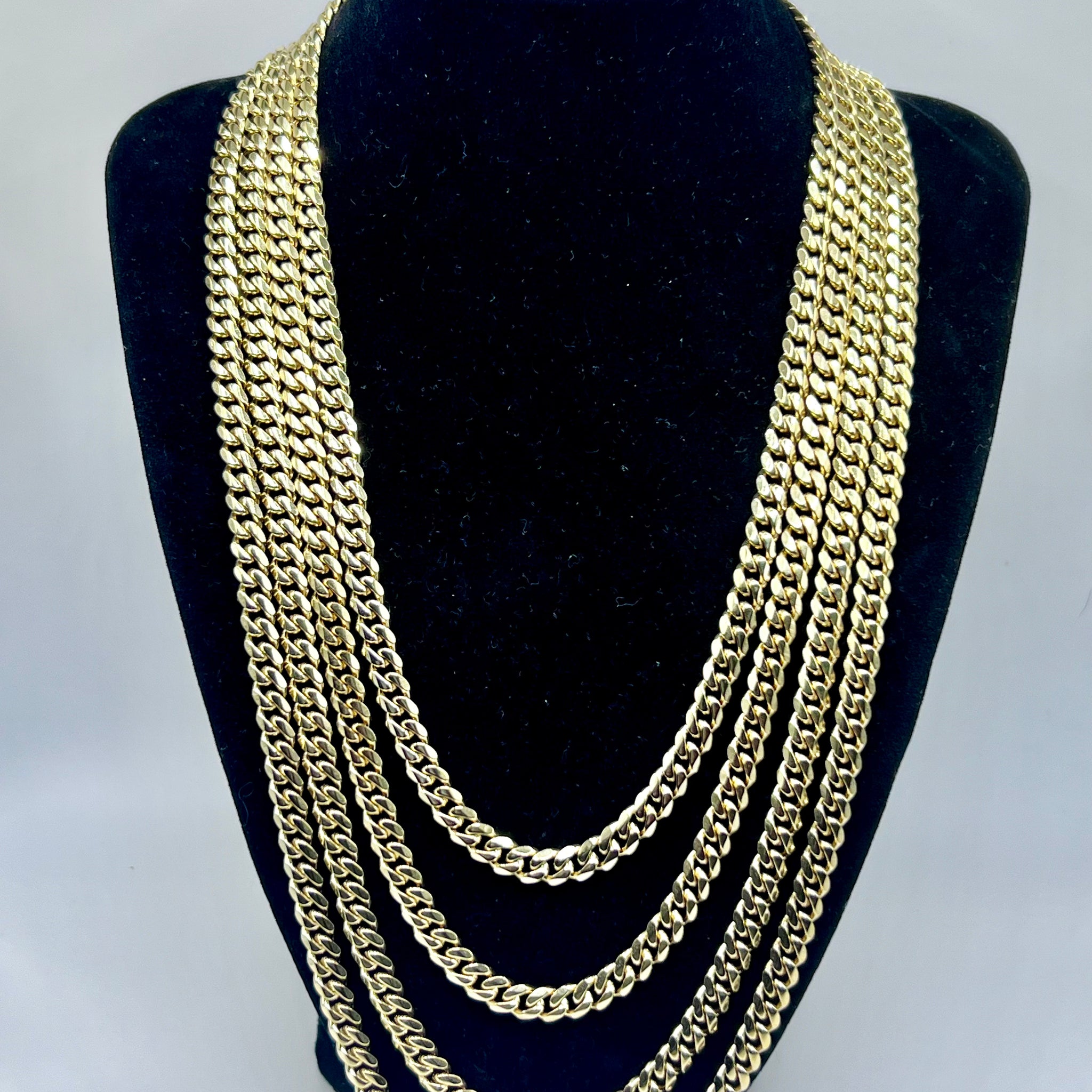 6mm 14k Gold Cuban Link Chain